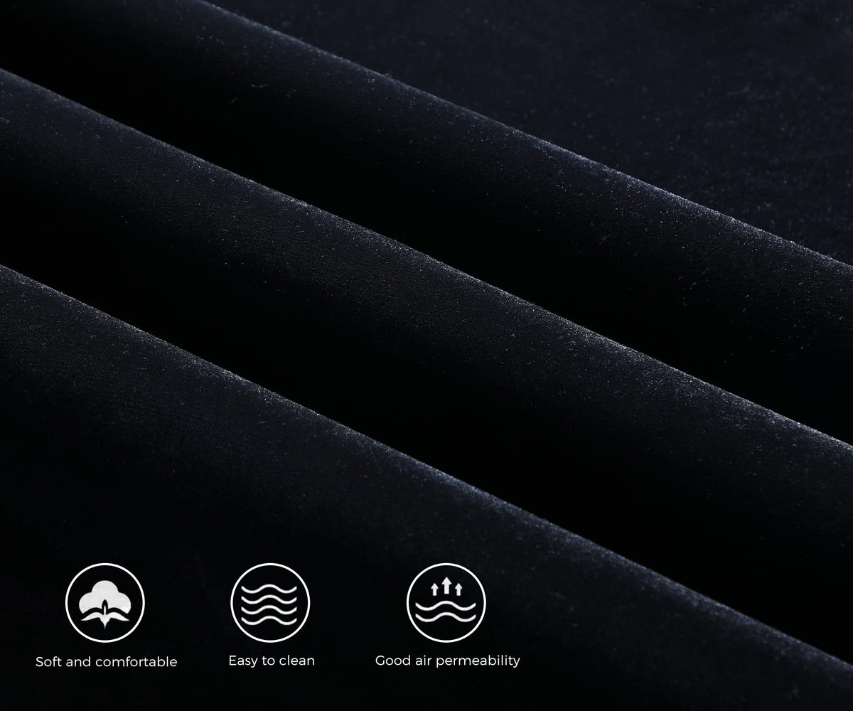 Monkeysell Velvet Grand Piano Cover Dustproof Decorative Full Piano Cloth