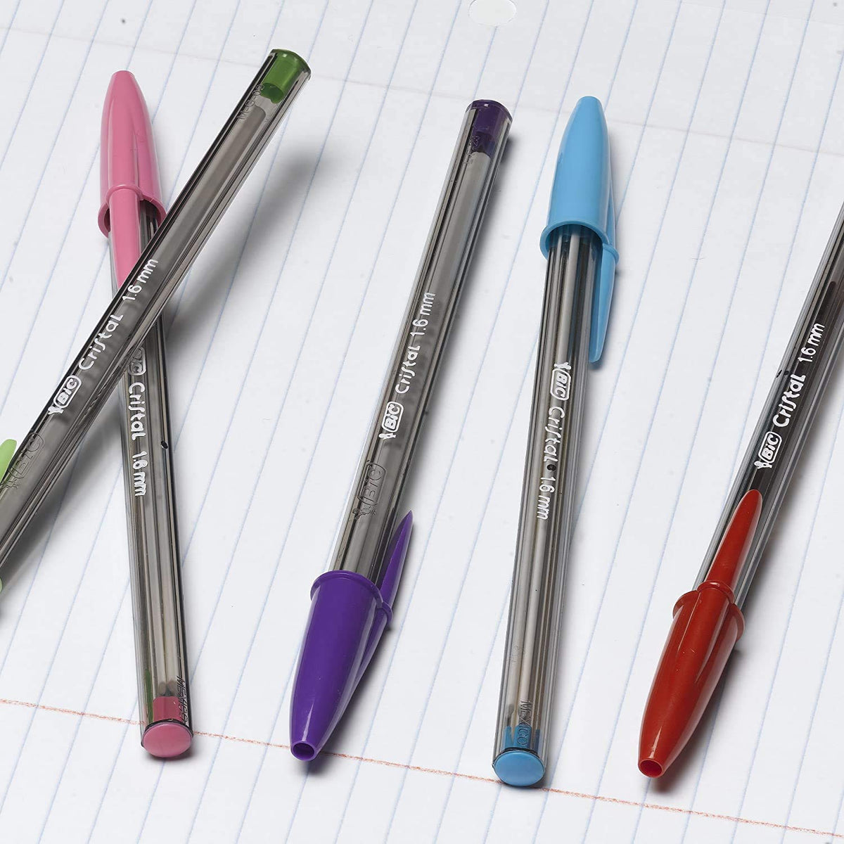 BIC Cristal Xtra Bold Ballpoint Pens, Bold Point 1.6mm, Pack of 48