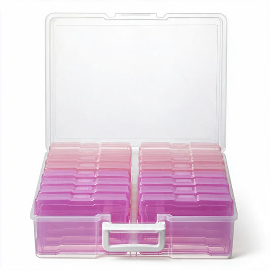 novelinks Photo Storage Boxes with Handle, Photo Organizers and Storage