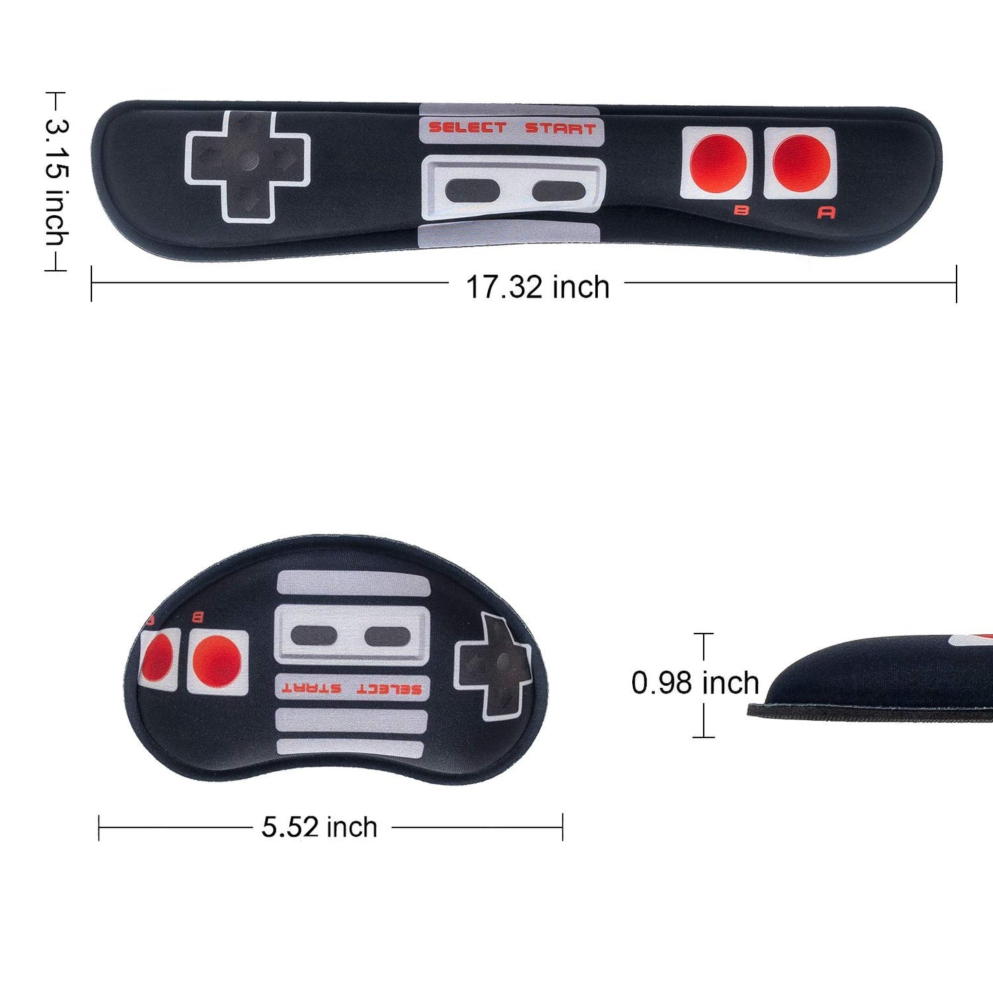 KBSING Keyboard Wrist Rest Pad and Mouse Wrist Support for Office, Game,Computer, Laptop, Pain