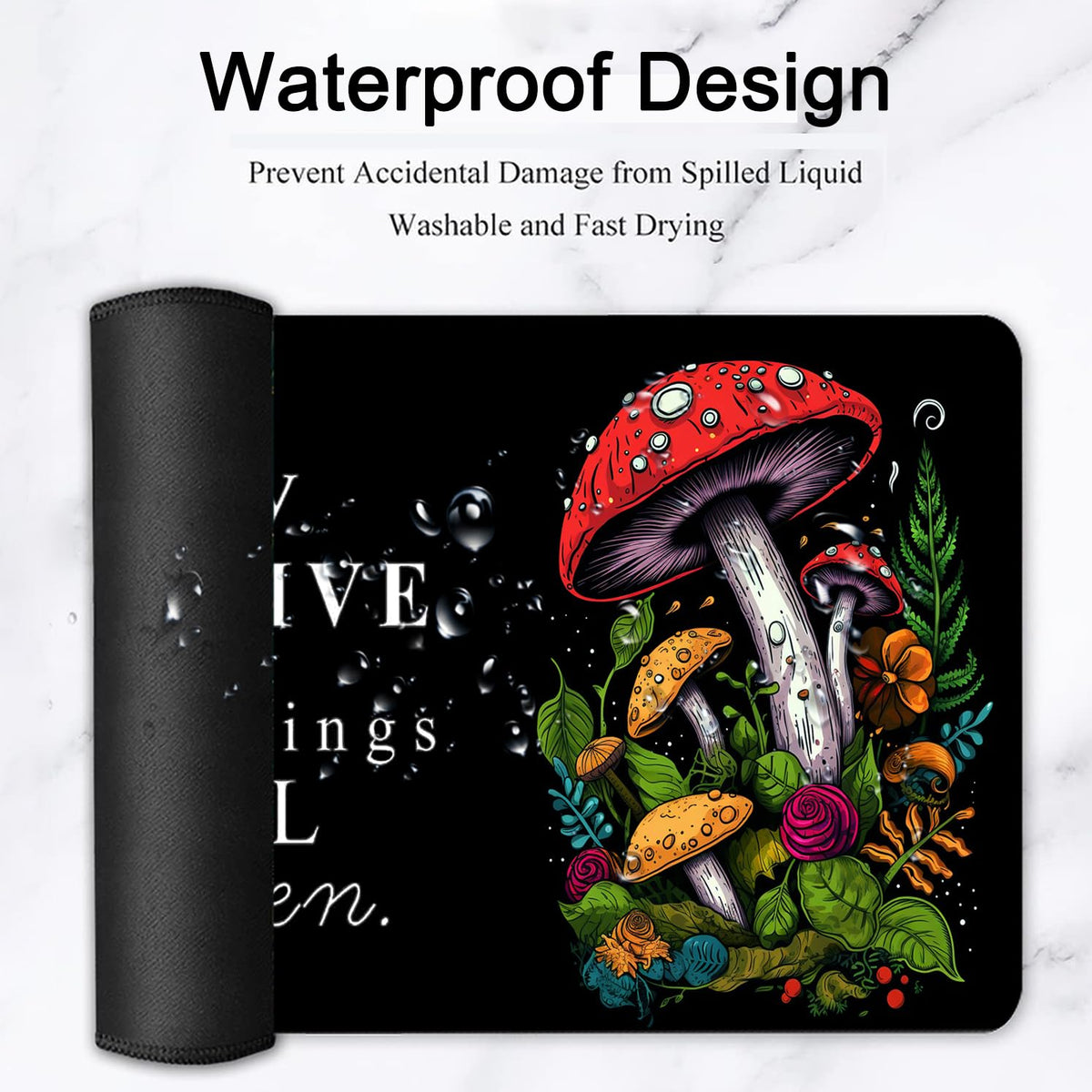 Large Mouse Pad, 31.5 x 11.8in Extended Gaming Mouse Pad with Stitched Edges, XXL Mousepad