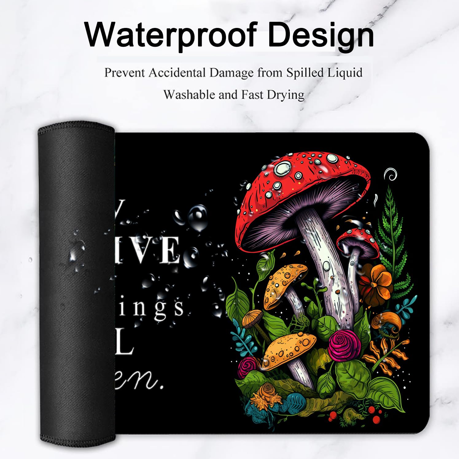 Large Mouse Pad, 31.5 x 11.8in Extended Gaming Mouse Pad with Stitched Edges, XXL Mousepad