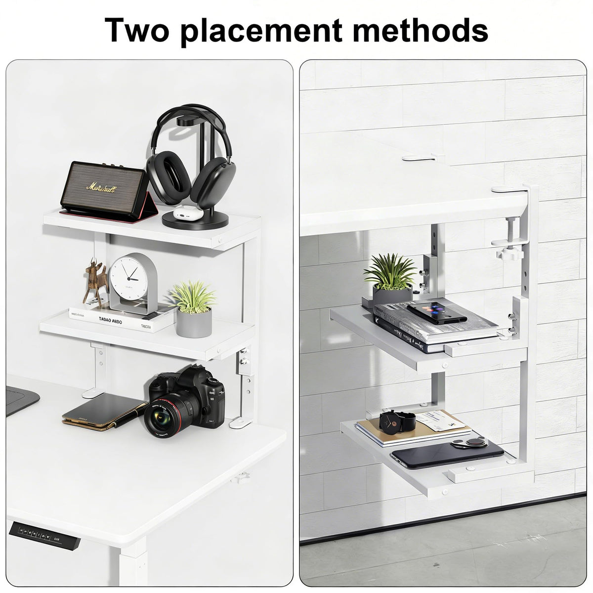 OUTIOE 2-Tier Desk Shelf