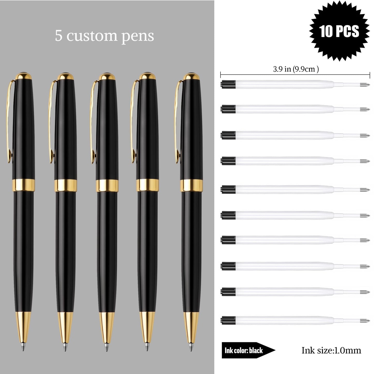 Personalized Business Pens-Custom Your Name or Message on the ball pens