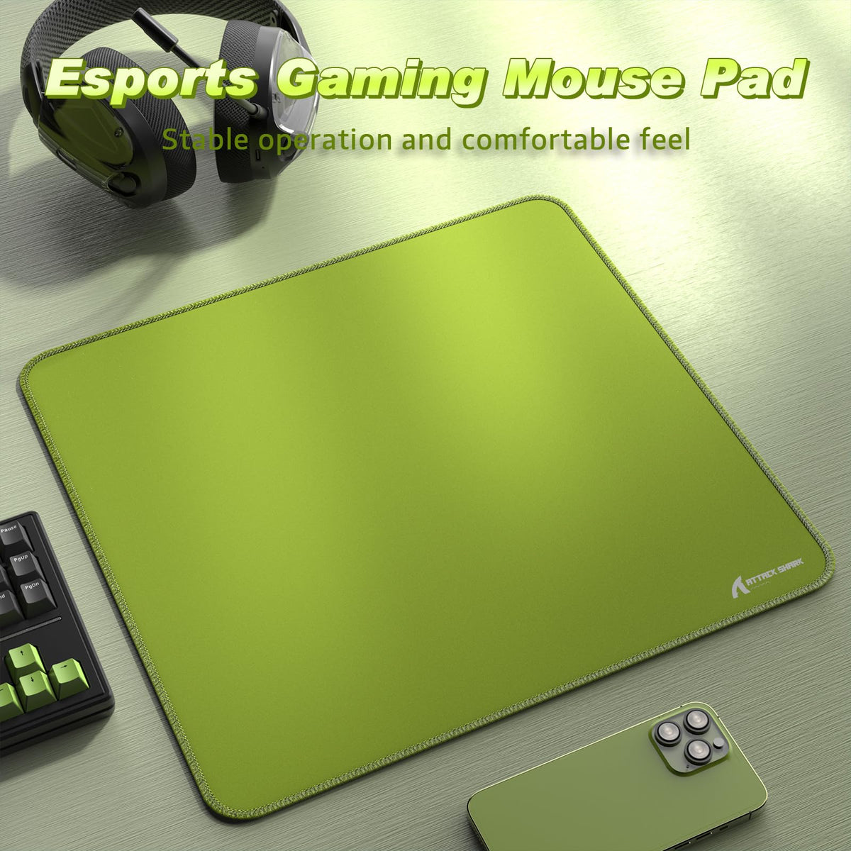 ATTACK SHARK CM02 Gaming Mouse Pad for Esports Speed Large Mouse mats for Desk Waterproof Surface