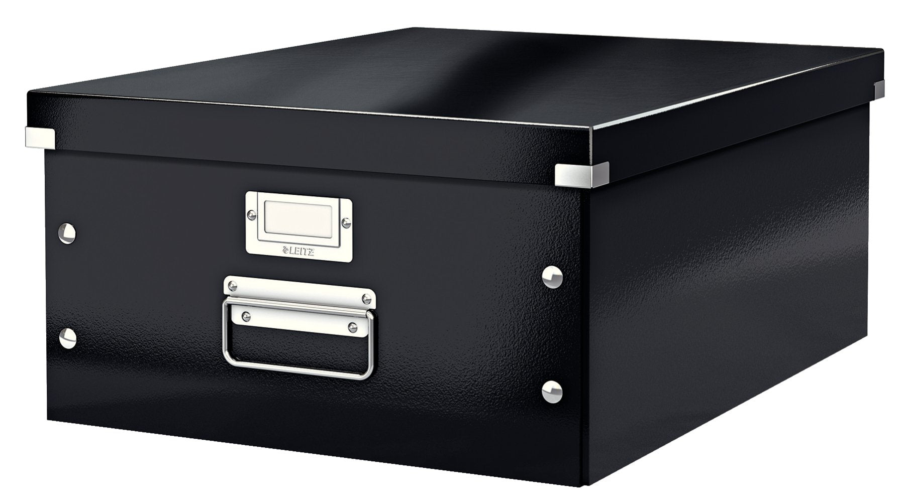 Leitz A5 Storage Box, Click and Store Range 60430001 - Small, Black Storage Box A3'