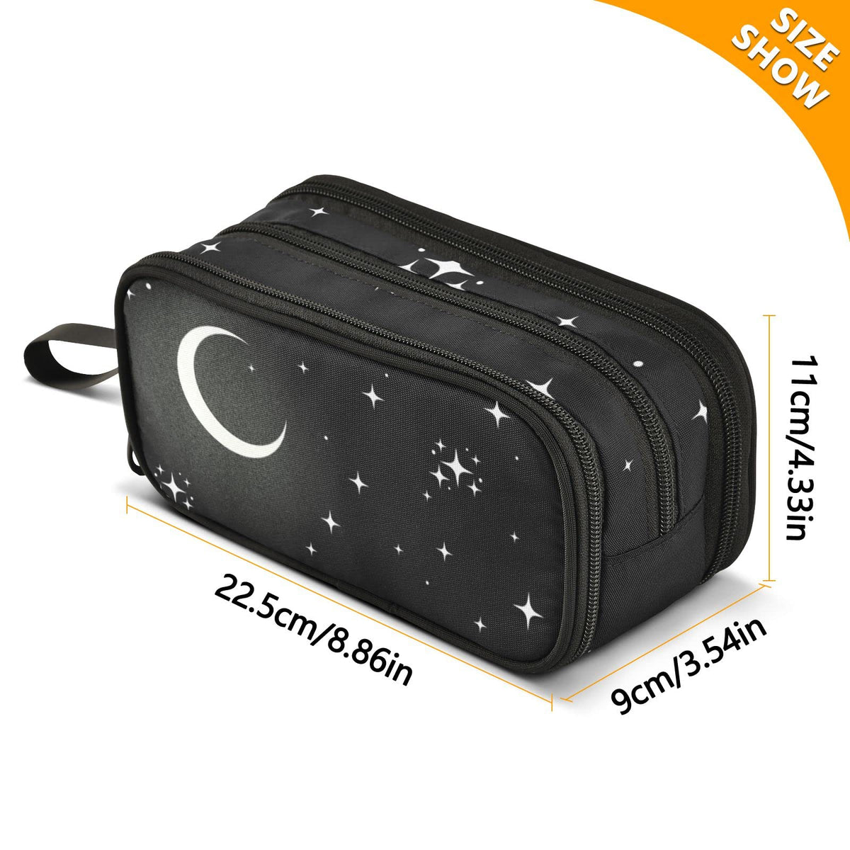 XUWU Moon Large Capacity Pencil Case Pencil Pouch Pen Box