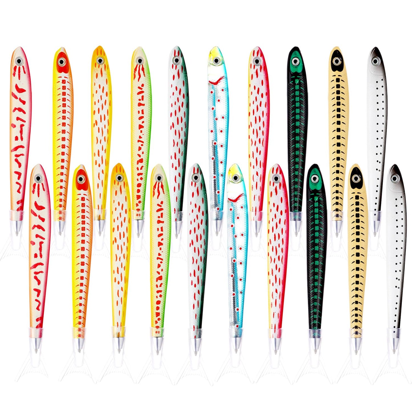 Abhay 20 Pack Cute Fish Pen Gifts Fashion Fish Pens Creative Pen for Fish Decor Party Supplies