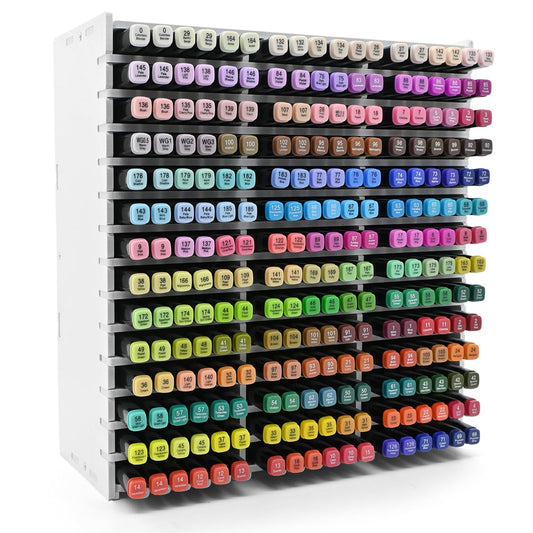 CKAGF Desktop Marker Storage Organizer and Marker Holder for 252 Markers