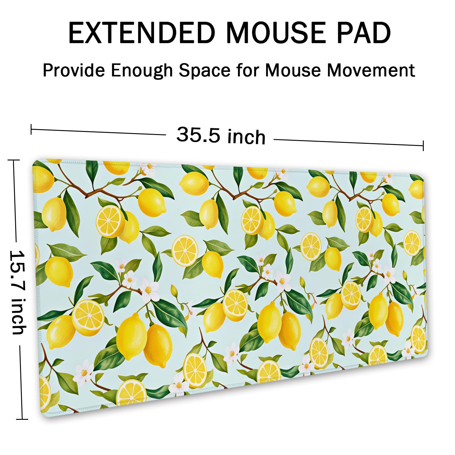 SSOIU Extended Mouse Pad, XXL Gaming Mouse Pads, Large Big Mousepad Laptop Computer Keyboard Mat
