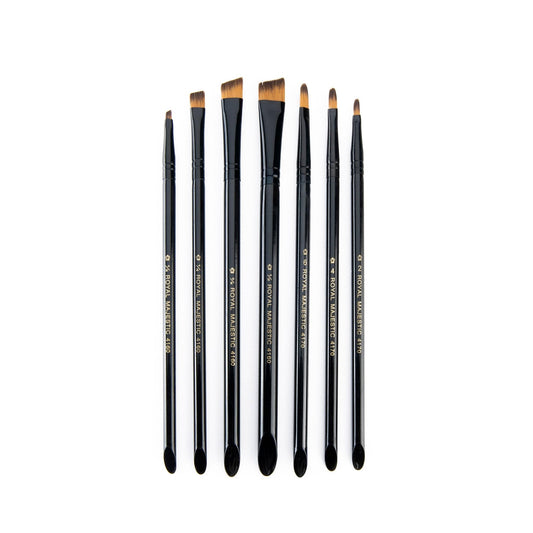 Royal & Langnickel Majestic Filbert and Angular Artist Brush Set, 7-piece