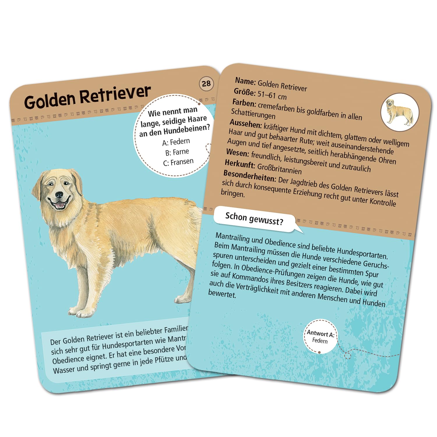 Moses. Expedition Natur/Dog | Box of 50 Cards | with exciting Quiz Questions