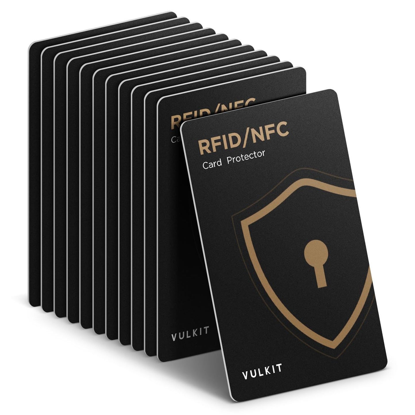 VULKIT RFID Blocking Cards 12 Pack Credit Card Protectors NFC Contactless Cards Protection for
