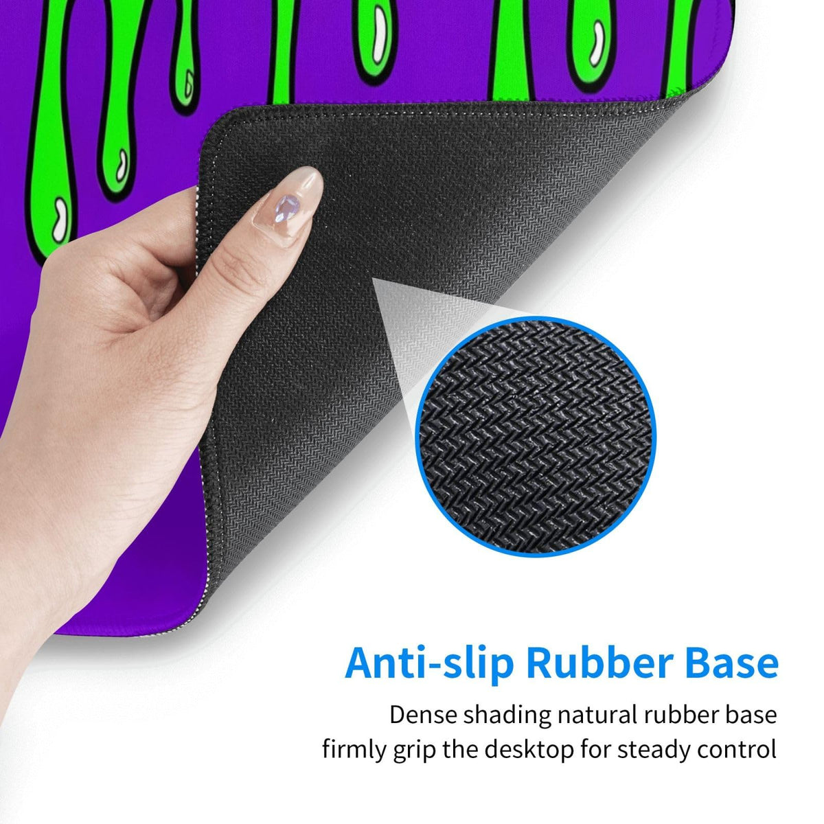 Gaming Mouse Pad Abstract Dripping Design Desk Mat Desk Pad Large Gaming Mouse Pad E-Sports Office