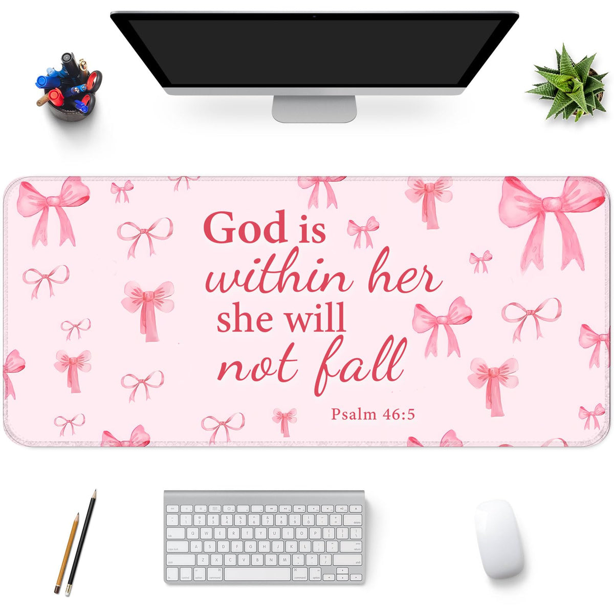 Wiabsi Desk Mat Pad,Large XXL Extended Mouse Pad Mat for Desktop Keyboard
