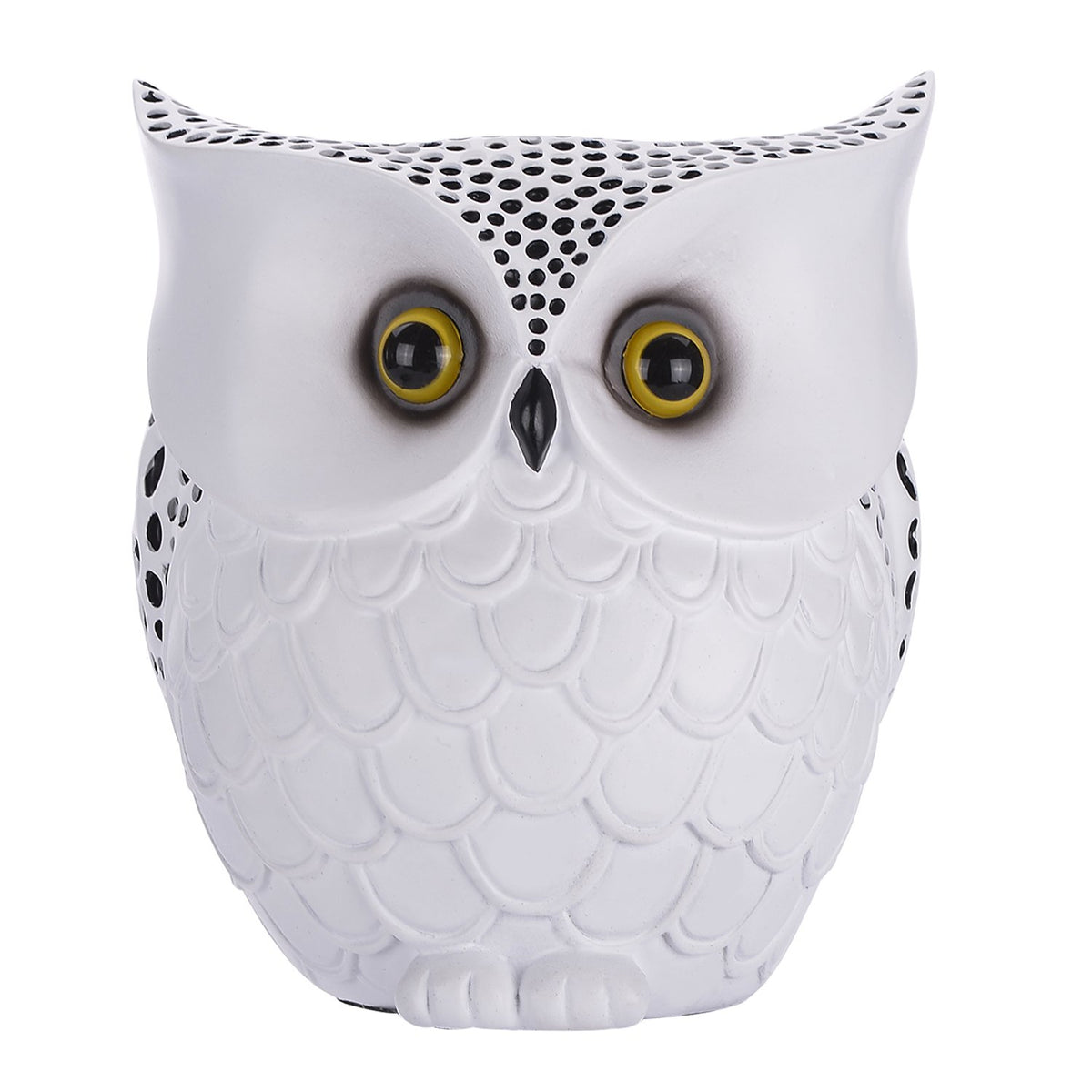 PSKZNSZ Owl Pen Holder, Owl Pen Pencil Container Carving Brush Pot Brush Holder Desk Organizer