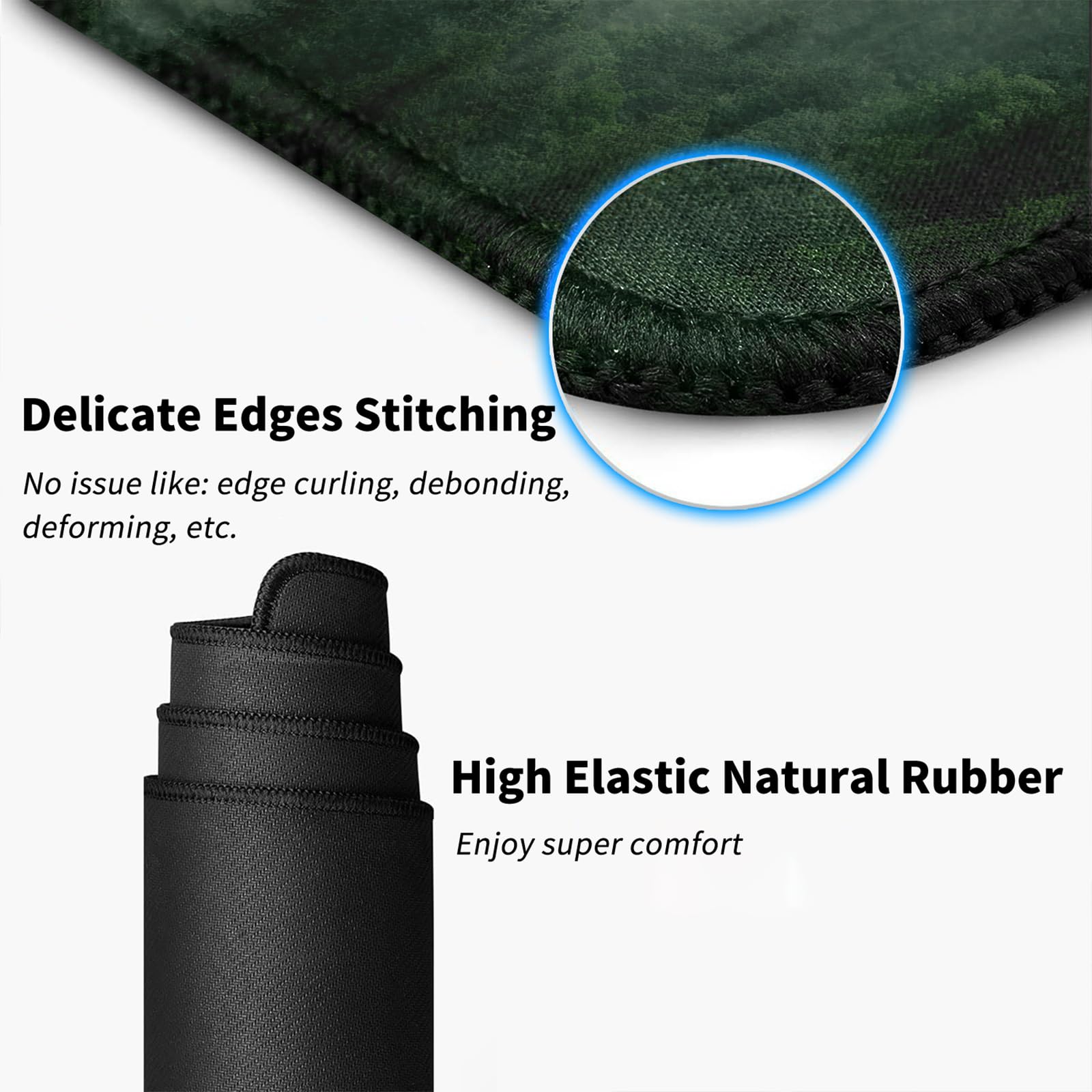Extended Large Mouse Pad, Functional Desk Pad with Stitched Edges, XXL Mouse Pad Large (31.5x11.8
