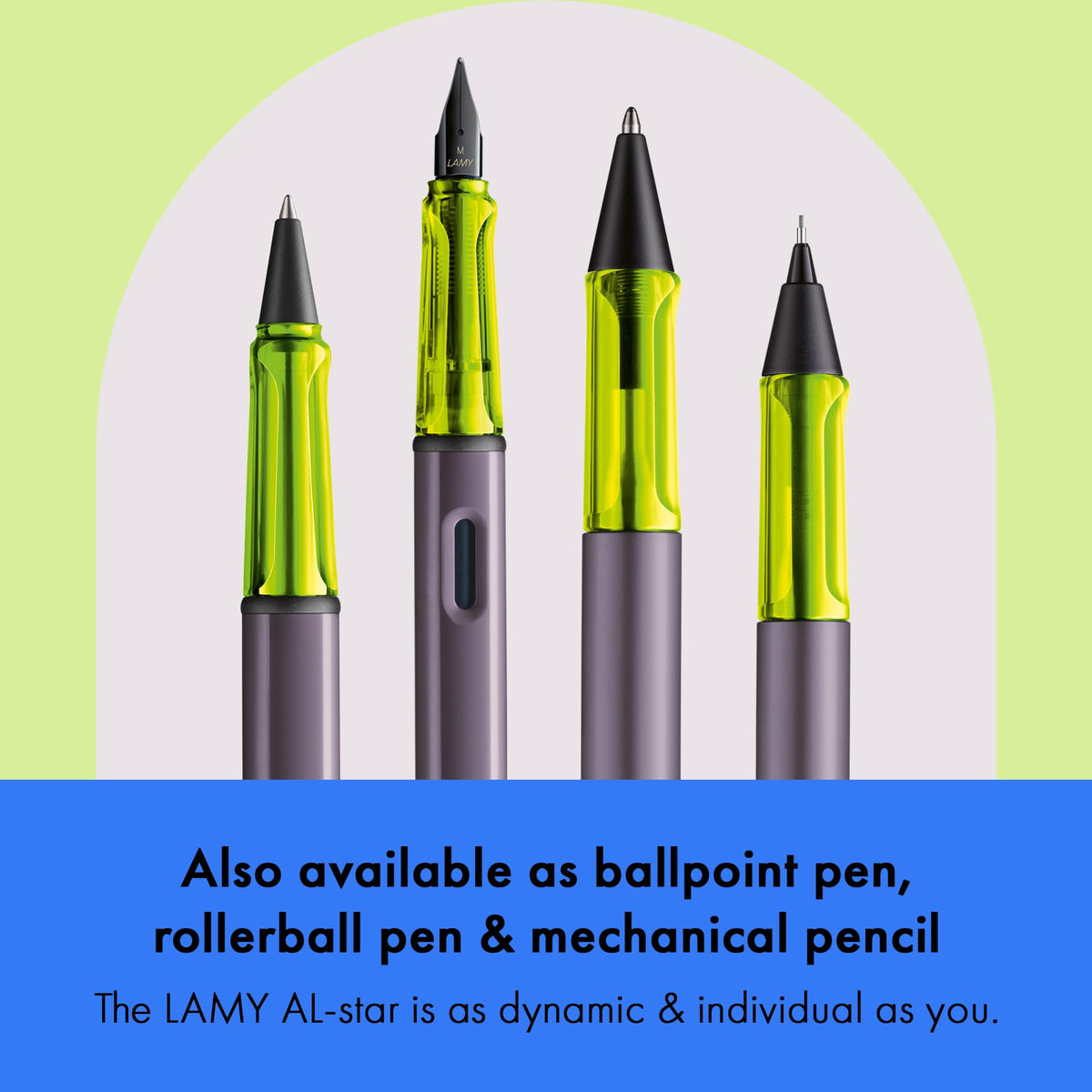 LAMY AL-star aubergine - Fountain Pen with ergonomic grip & polished steel nib in size M