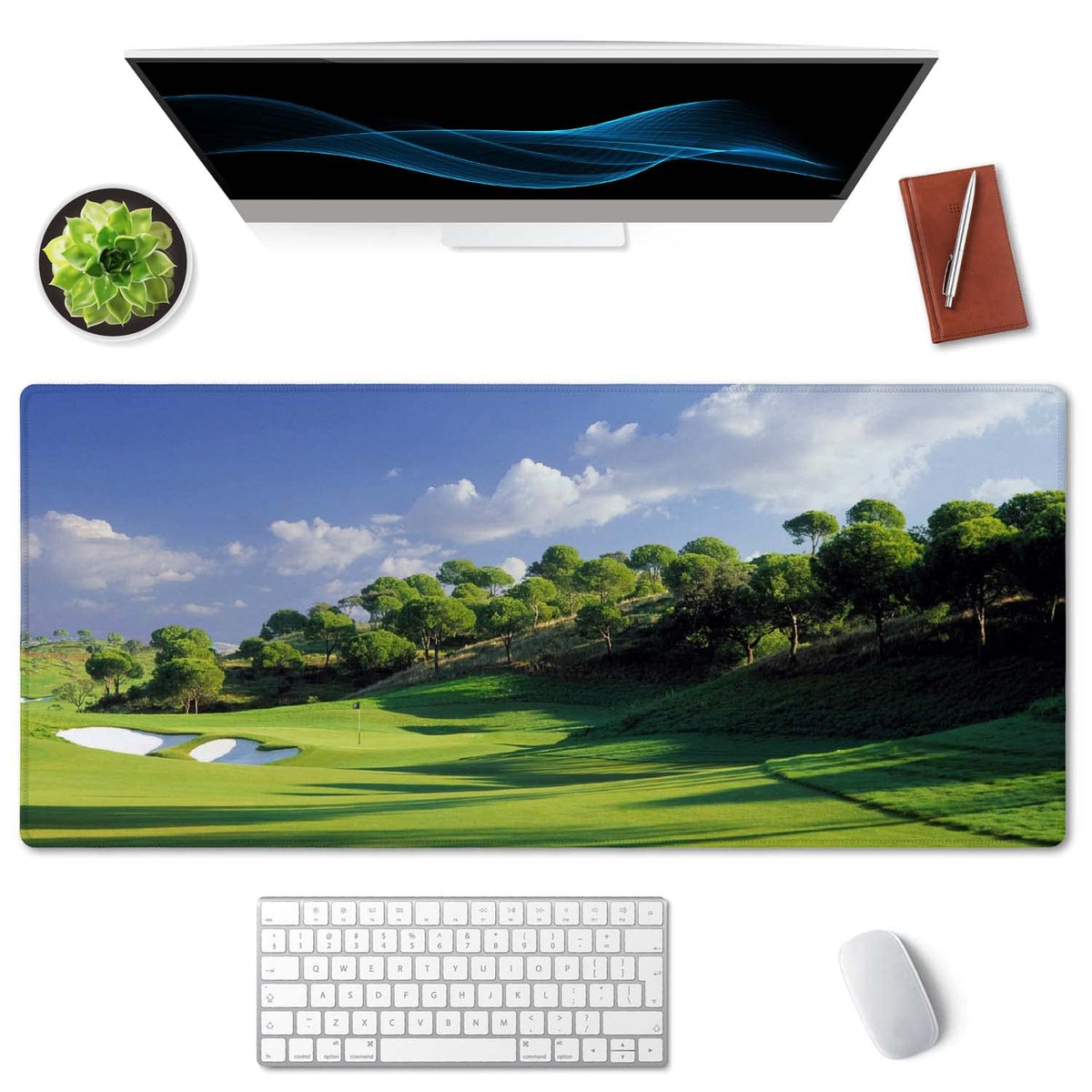 SSOIU Extended Mouse Pad, XXL Gaming Mouse Pads, Large Big Mousepad Laptop Computer Keyboard Mat