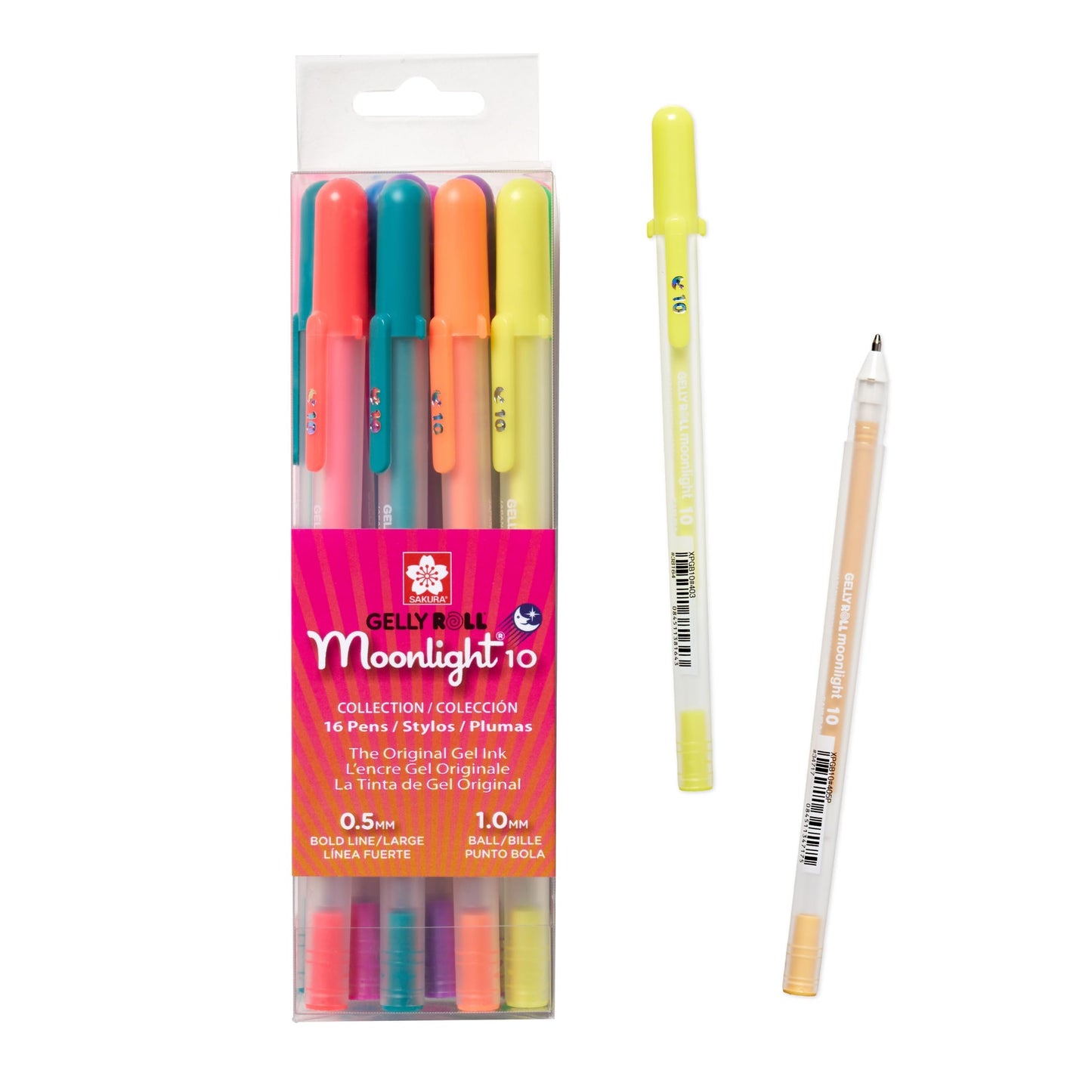 SAKURA 58178 Gelly Roll Moonlight 10, Assorted Gel Pens, 16 Piece Set