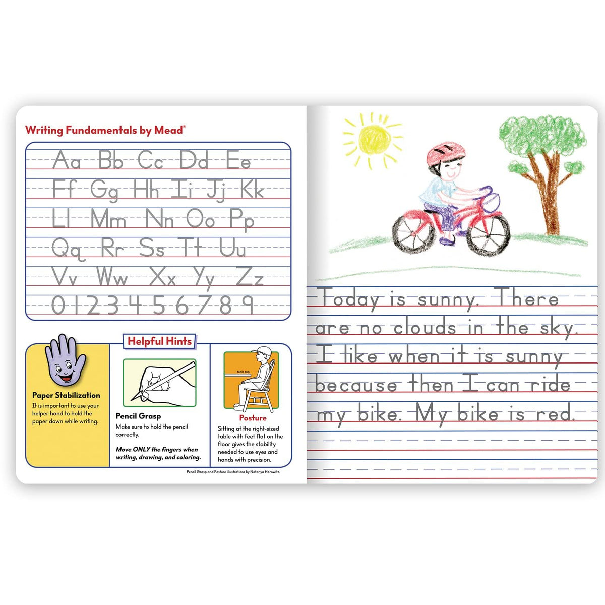Mead Primary Journal Creative Story Tablet Composition Notebook, 7.5" x 9.75", Grades K-2, 100
