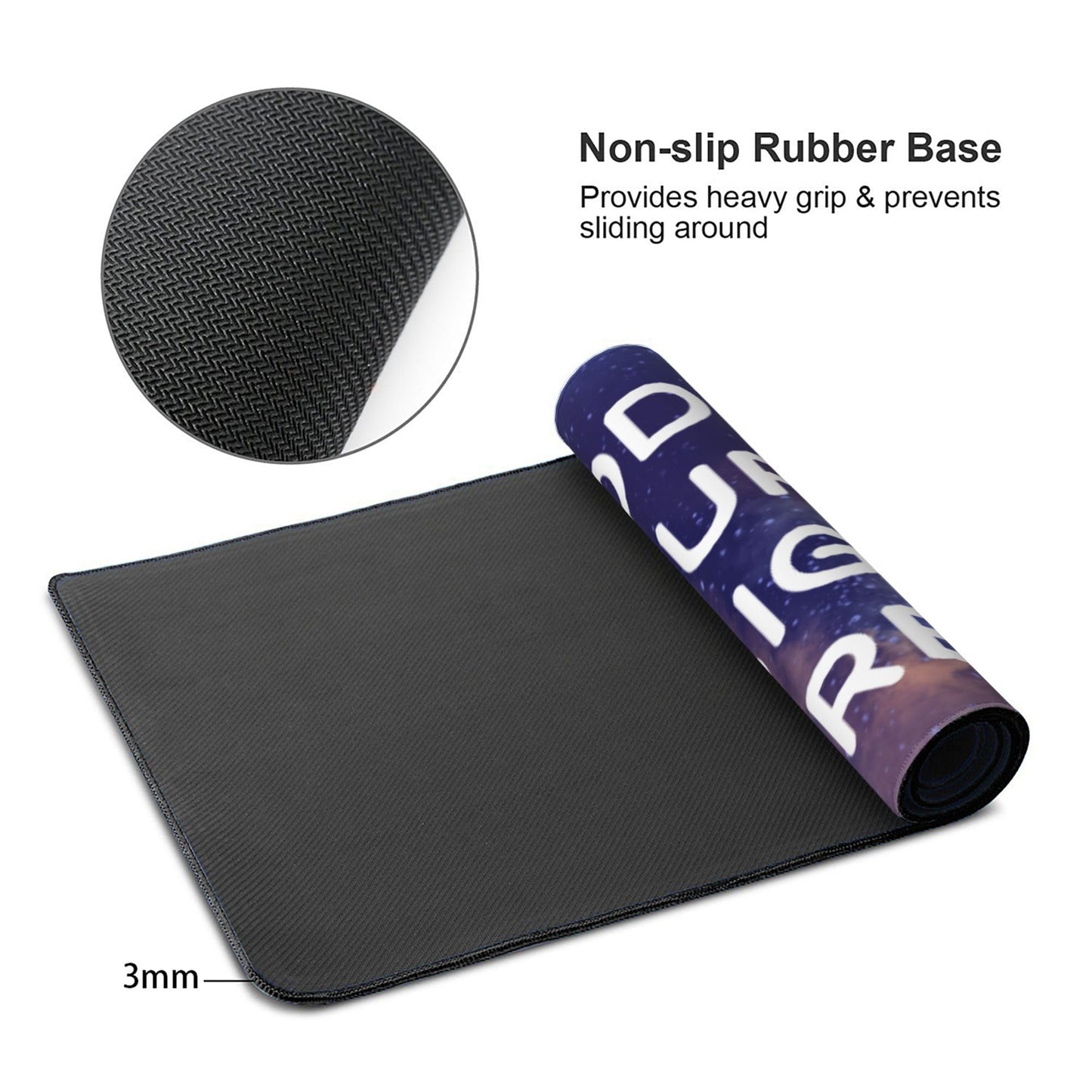 ANSTING Custom Large Desk Pad with Photo Text, 16in x 35.5in
