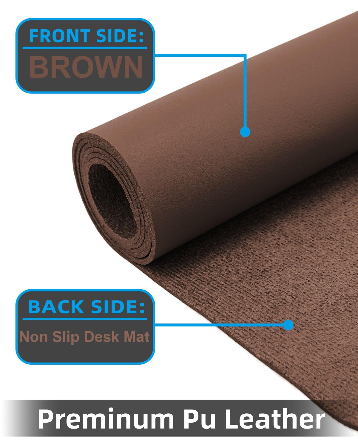 Non-Slip Desk mat,PULeather Desk Pad Protector, Office Desk Mat, Large Mouse Pad,Desk Blotter