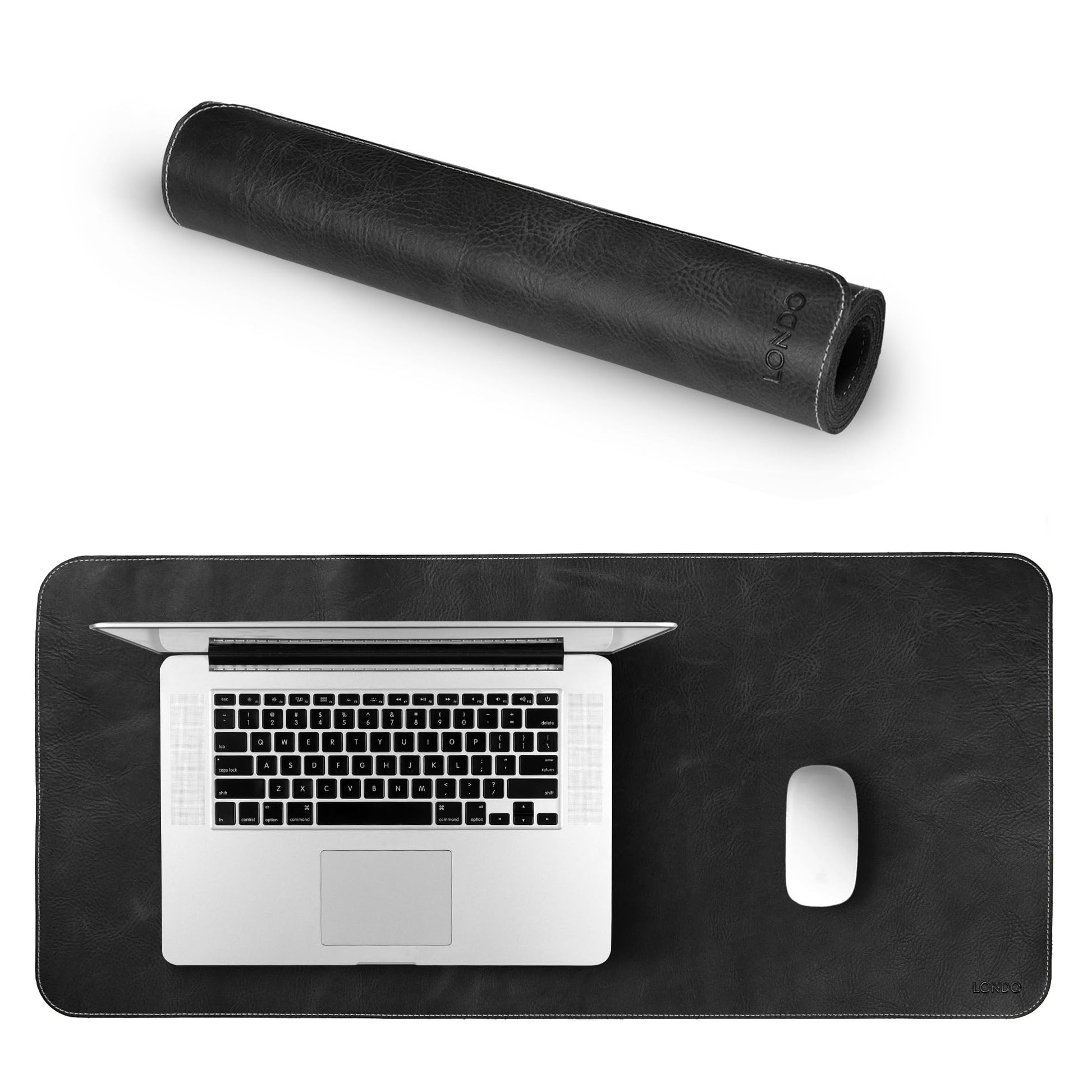 Londo Top Grain Leather Extended Mouse Pad – Large Desk Mat for Office & Gaming, Smooth Writing