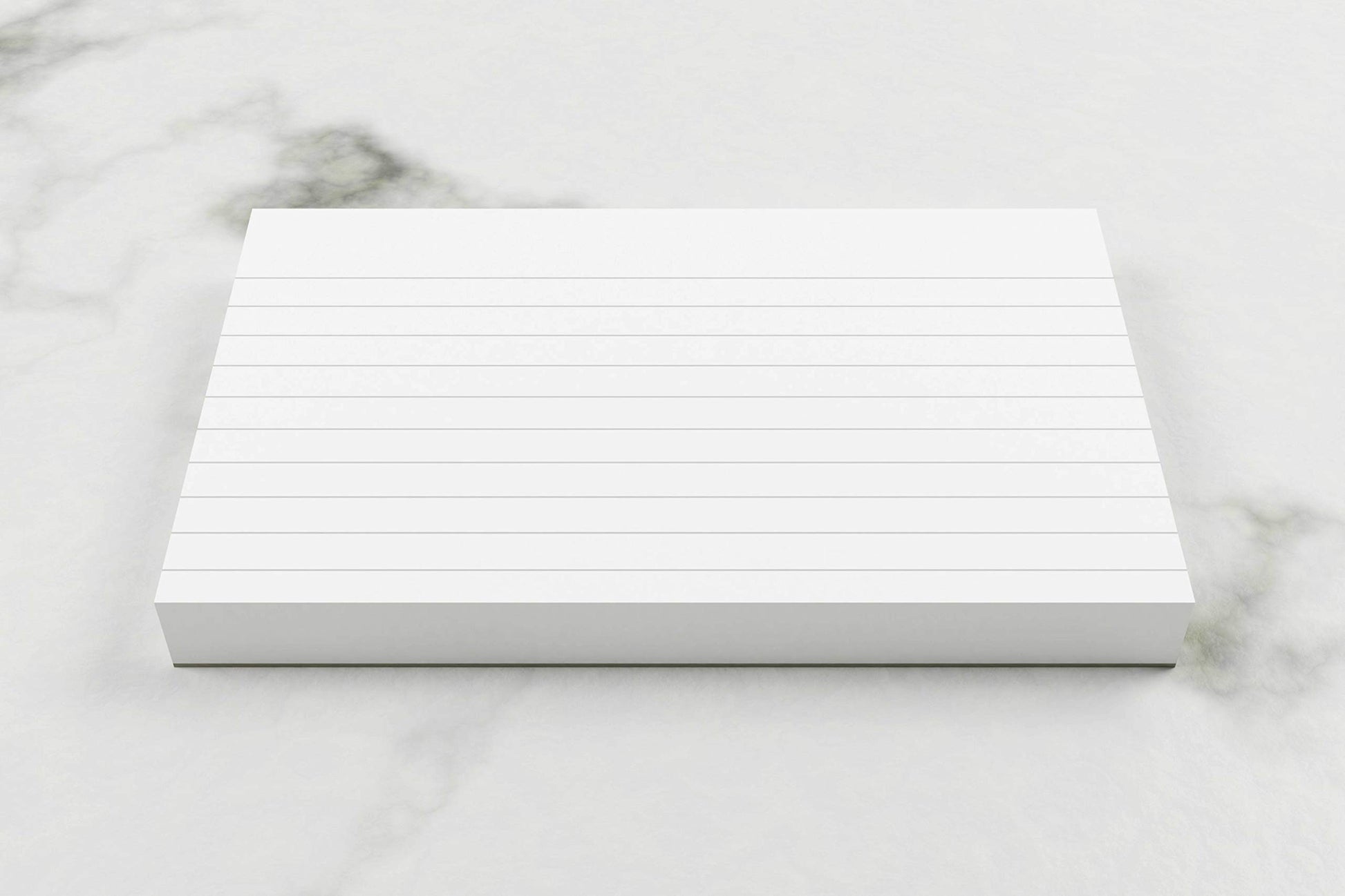 Silvine 5x3 100% Recycled Flash Cards - Lined (100 Cards) White
