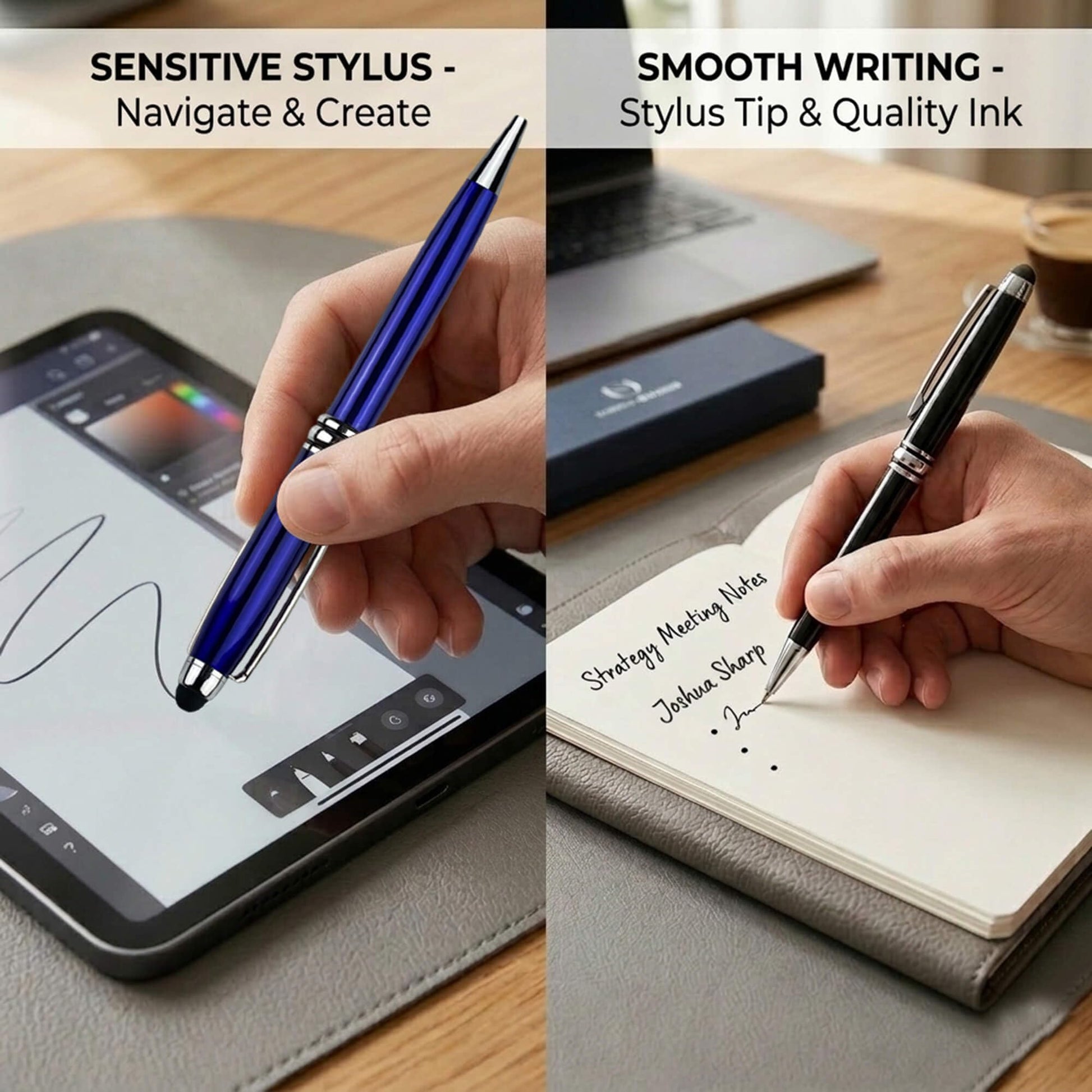 Ancolo Personalized retractable pens Gift for Bank, Office, Hotel Lobbies