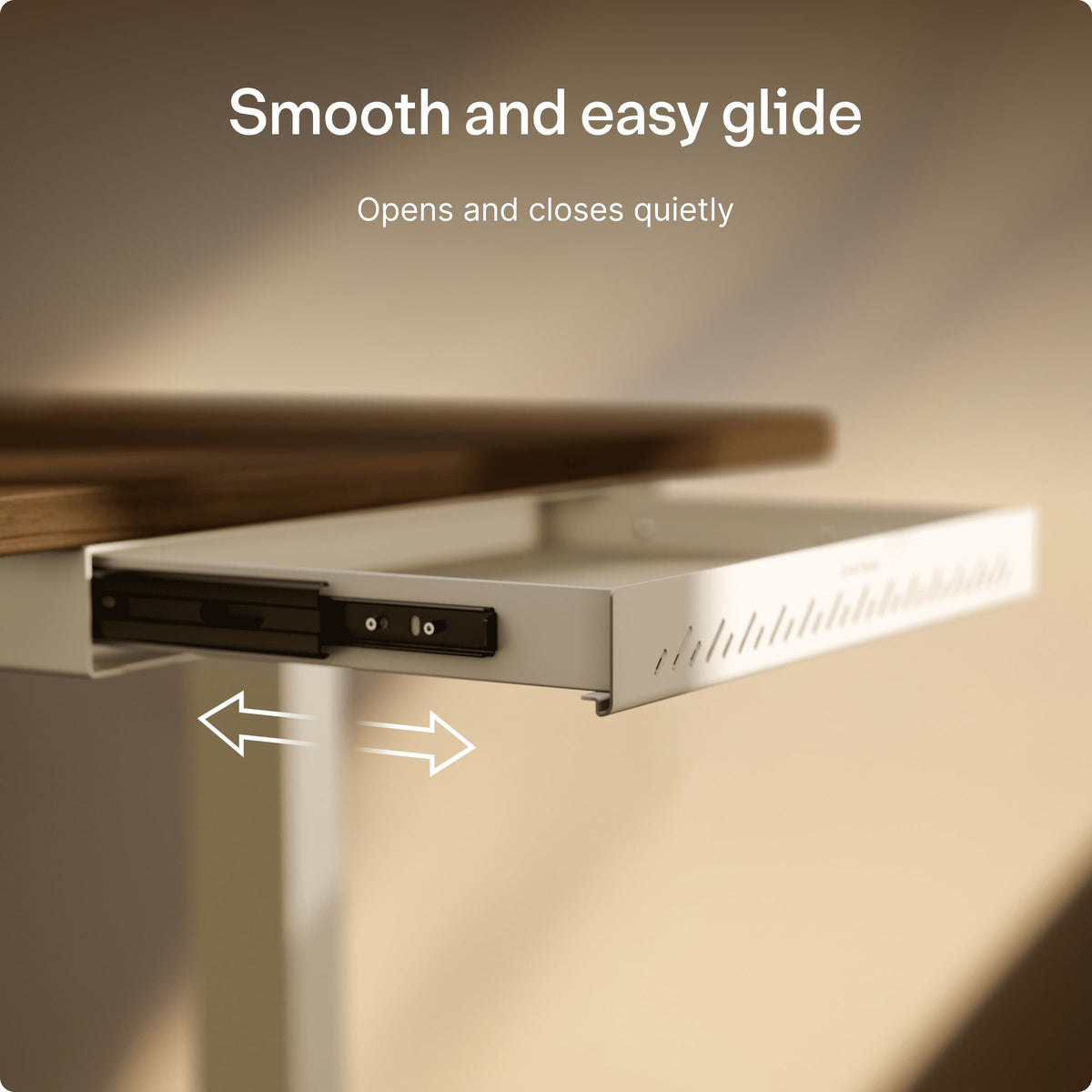 Desktronic Under Desk Drawer — Hidden Under-Desk Storage Organizer, Easy Install, Large Capacity