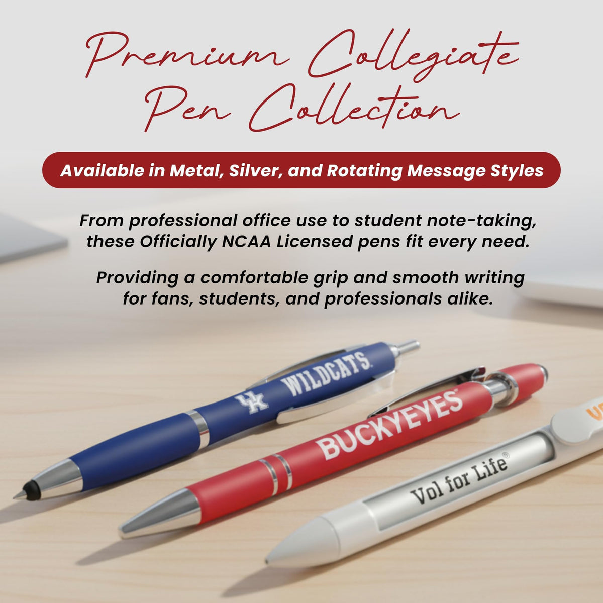 Greeting Pen Nurse Appreciation Rotating Message Pen Set - 6 Unique Nurse Designs Each with a