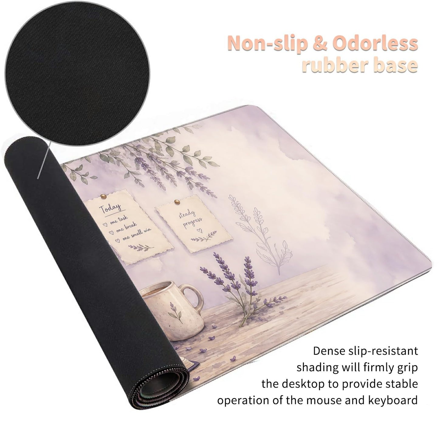 Desk Mat Large Gaming Mouse Pad + Coaster