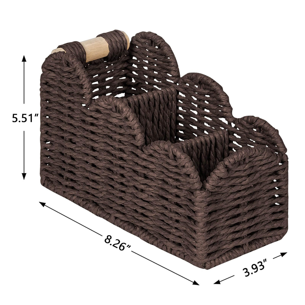 CubesLand Bedside Table Desk Organizer Caddy, Remote Pen&Pencil Holder Cup