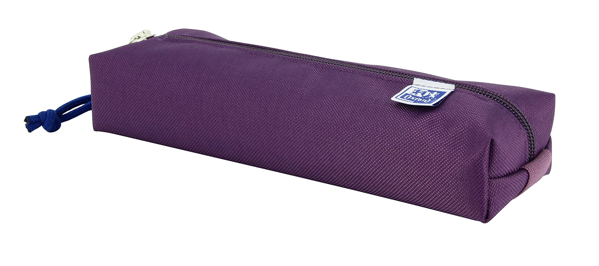 Oxford, Rectangular Pencil Case with Rubber, 22 cm, Purple
