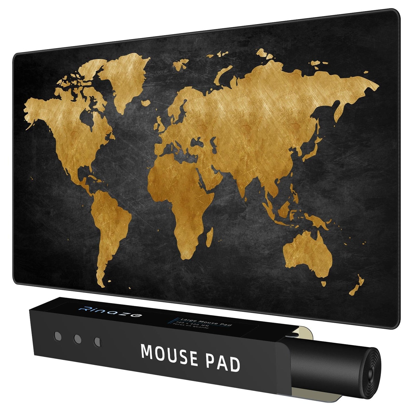Rinaze Mouse Pad Desk Mat, Multifunctional Large Gaming Mousepad, Office Desk Pad with Washable