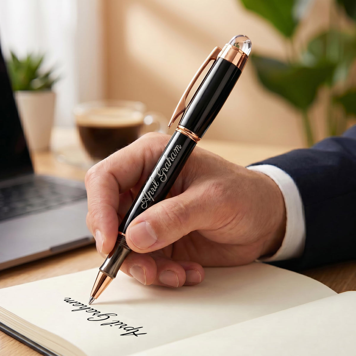 Ancolo Personalized Business Pens - Custom Executive Office Pens, 5PCS/Pack