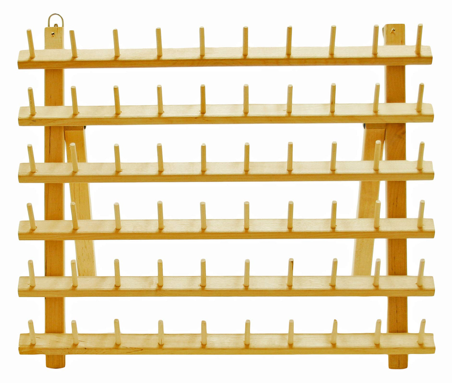 New ThreadNanny Wooden Thread Rack for Sewing - Quilting - Embroidery Spools and Mini Cones (60