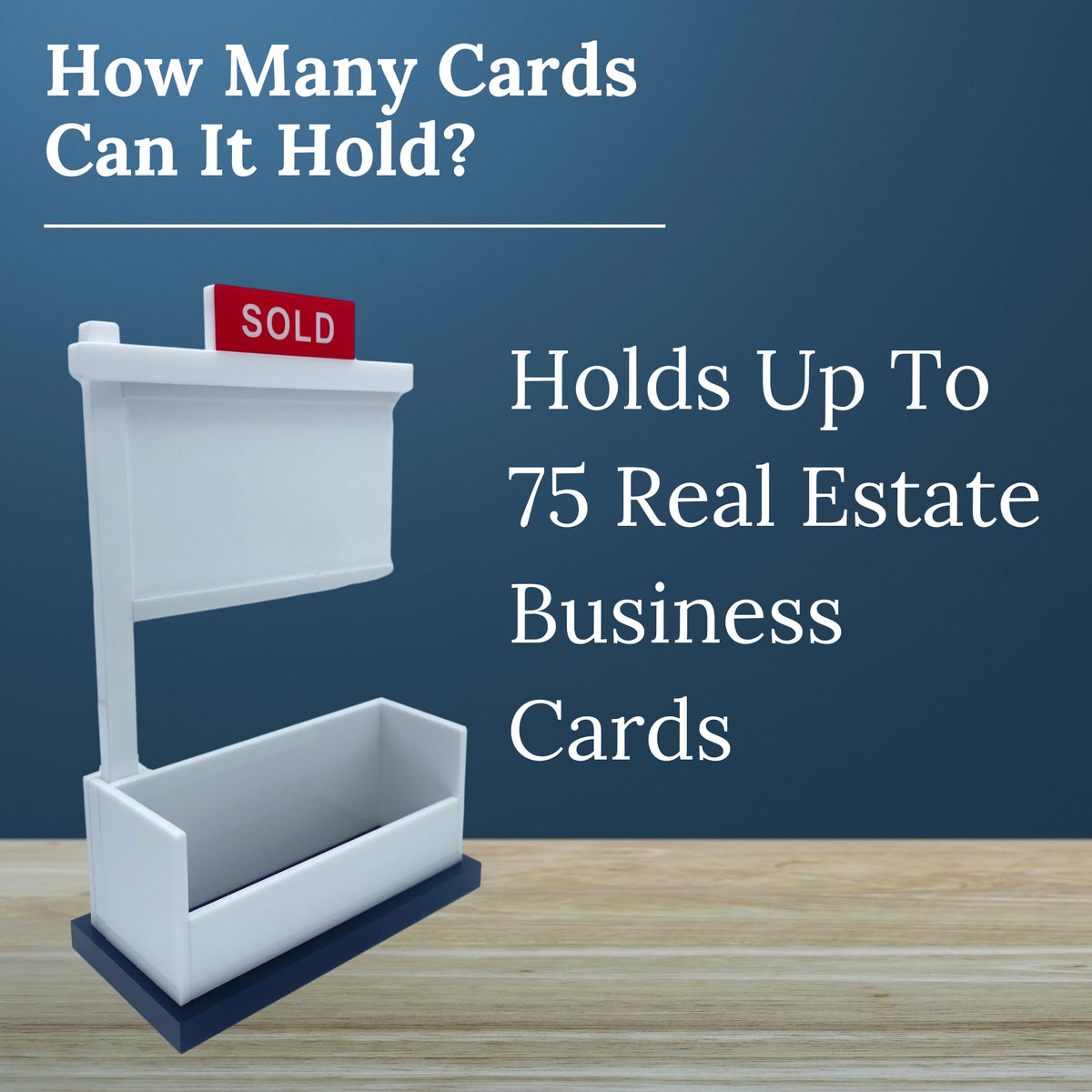 Diochey Creations Real Estate Business Card Holder For Realtor Gifts | Real Estate Agent Supplies