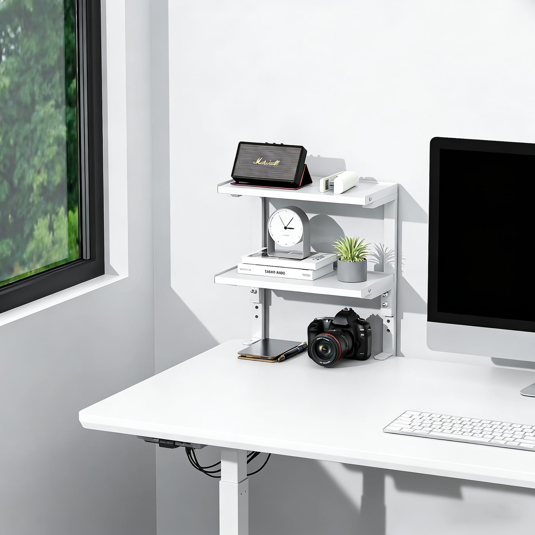 OUTIOE 2-Tier Desk Shelf