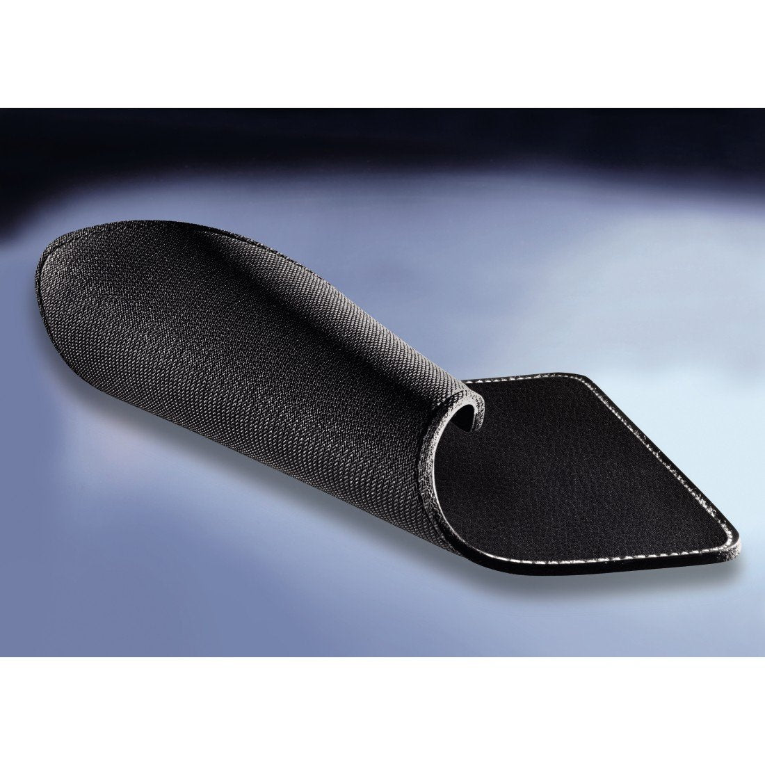 Hama | Leather Look Mouse Pad with White Stitching| Non Slip | Black