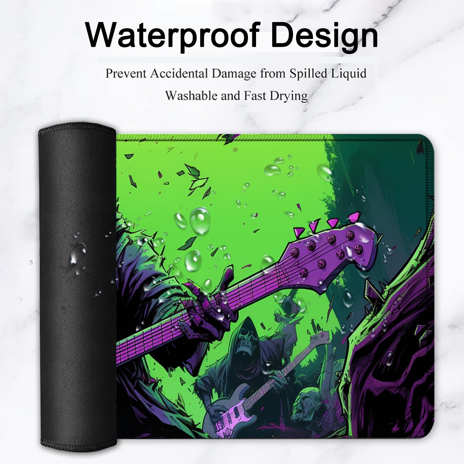 Large Mouse Pad, 31.5 x 11.8in Extended Gaming Mouse Pad with Stitched Edges, XXL Mousepad
