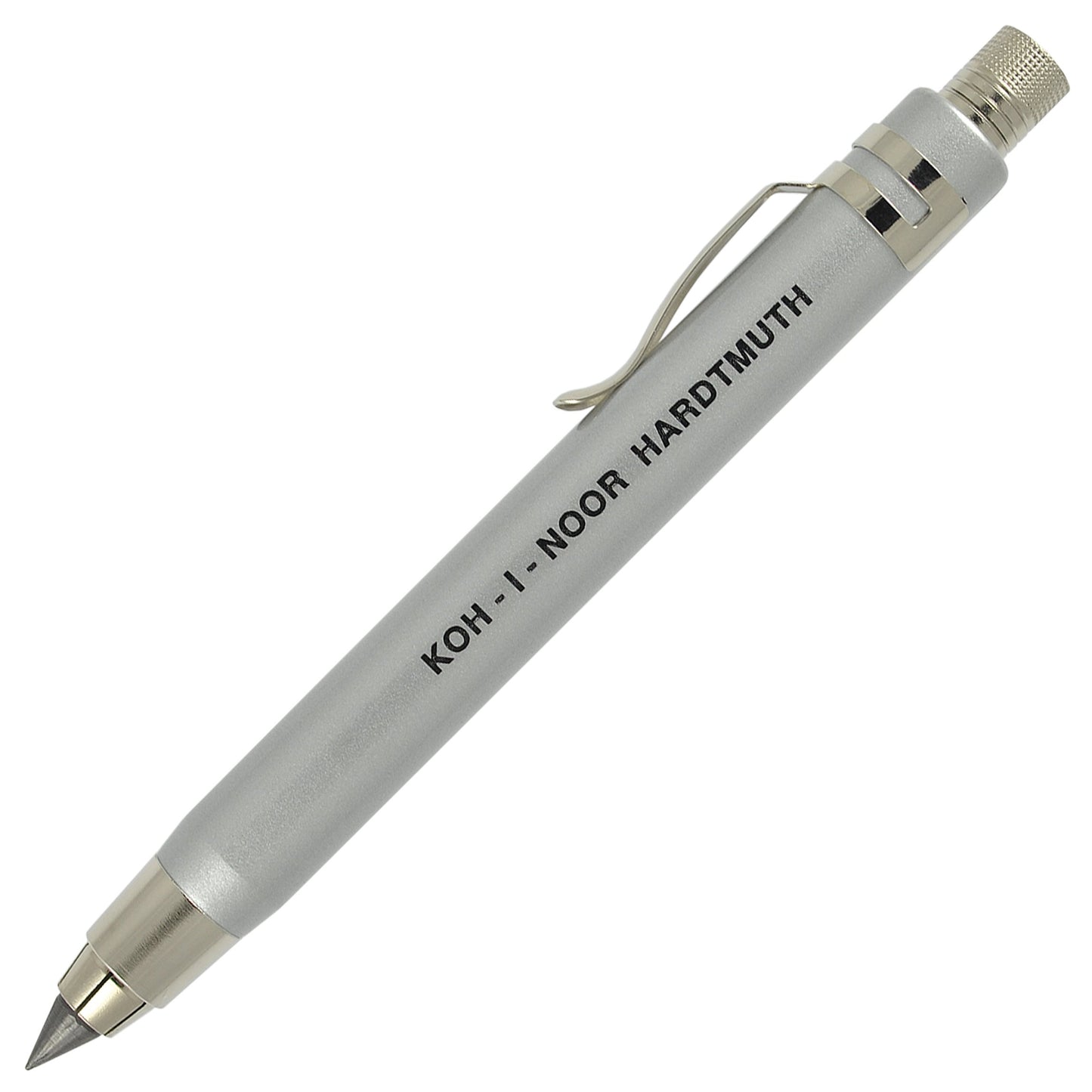 KOH-I-NOOR 5359 5.6mm Diameter Mechanical Clutch Lead Holder Pencil - Silver