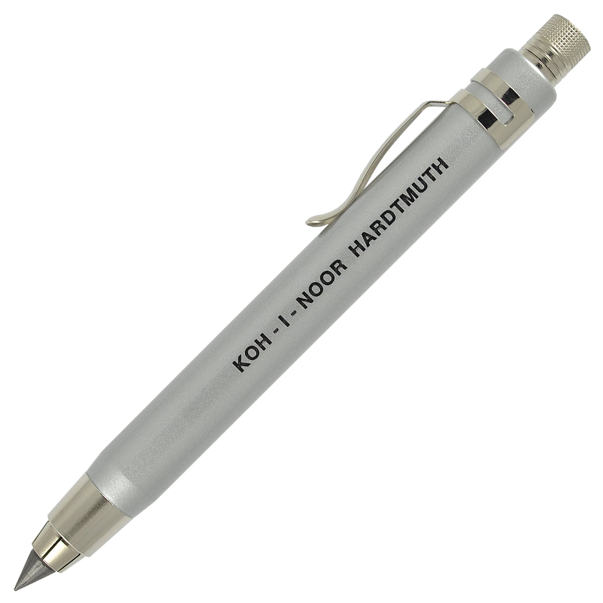 KOH-I-NOOR 5359 5.6mm Diameter Mechanical Clutch Lead Holder Pencil - Silver
