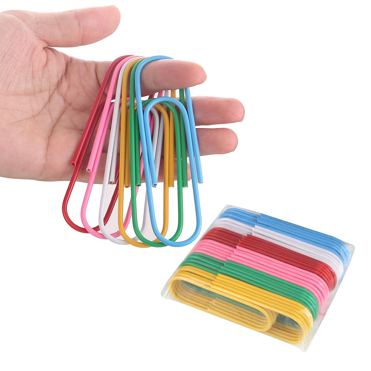 Jumbo Paper Clips,4 Inch Cute Paper Clips Large,30-Pack Paperclips for Paperwork Ideal for