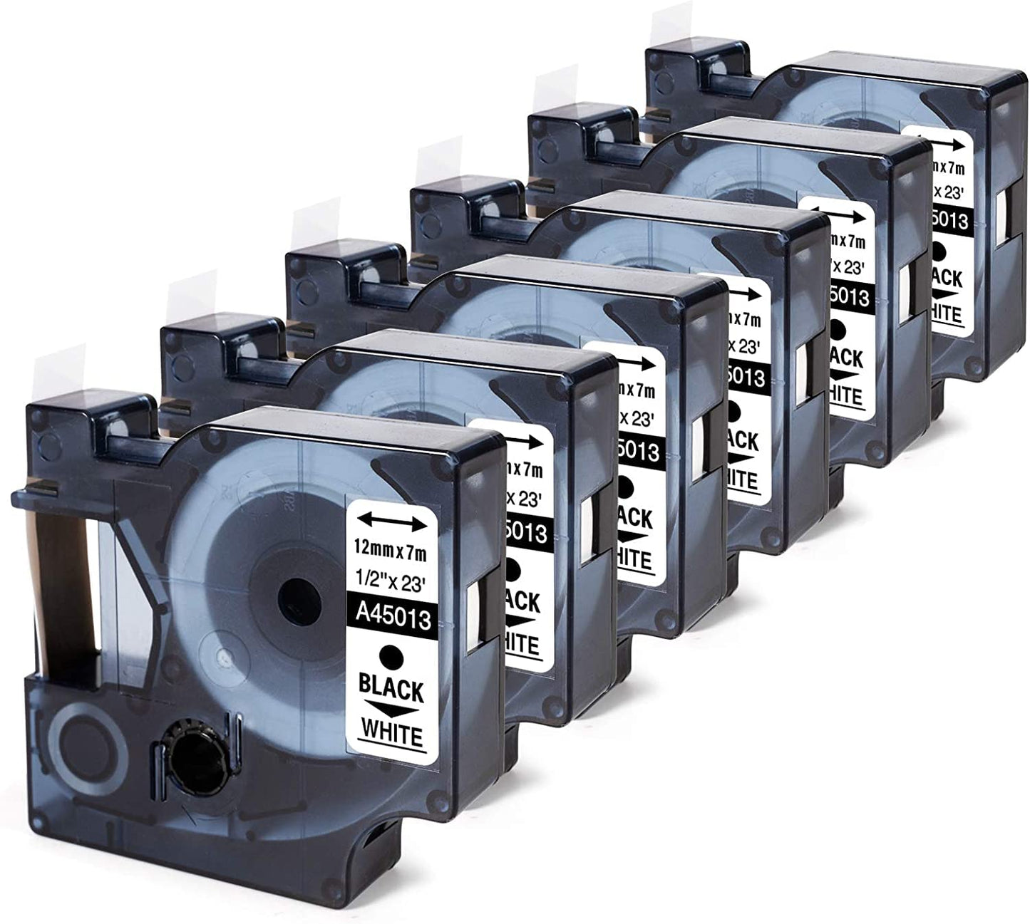 6-Pack Replace for Dymo Label Maker Refills D1 45013 a45013 S0720530