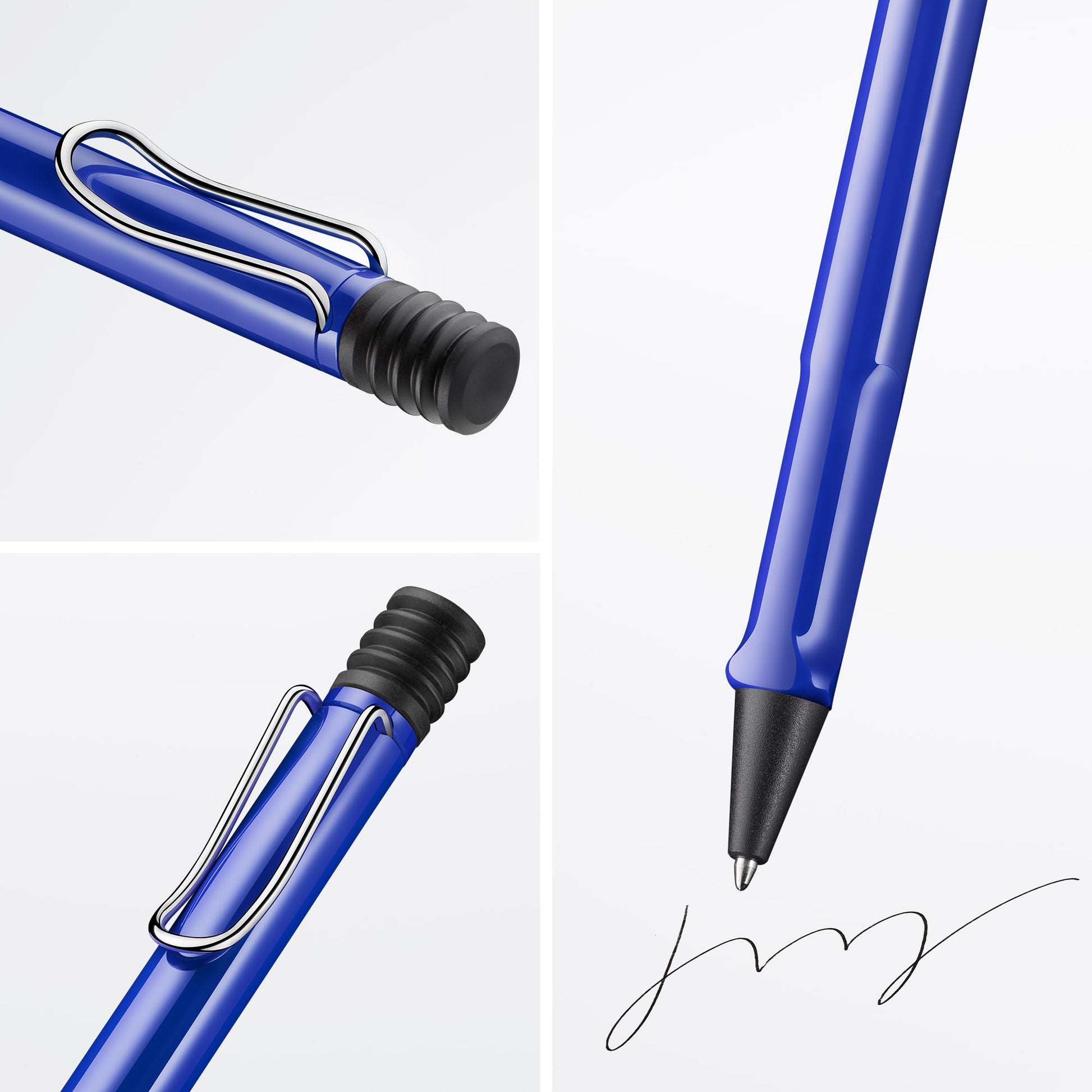 Lamy safari blue - Ballpoint Pen with ergonomic grip & line width M - for pleasant long writing