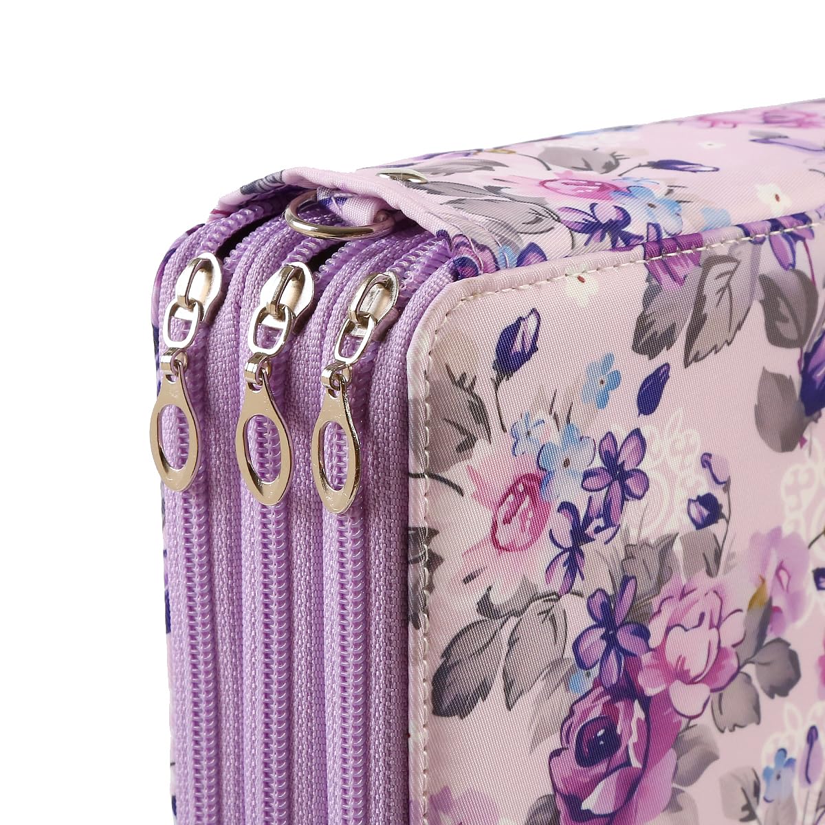 Lbxgap 120 Slots Colored Pencil Case Organizer, 3 Layer Bag