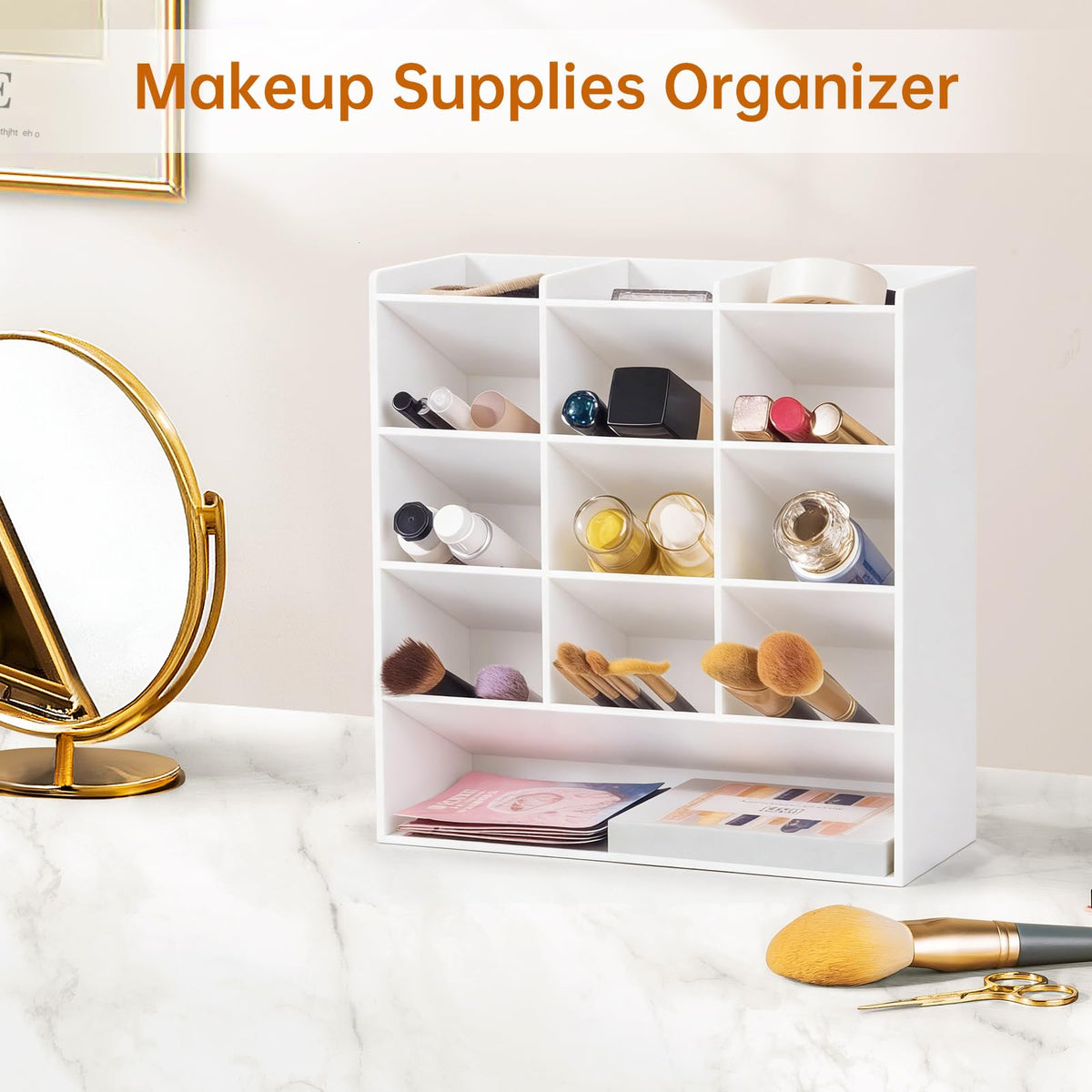 BEYGORM Acrylic Vertical Marker Organizer for 150 Markers, Desk Orgaizer
