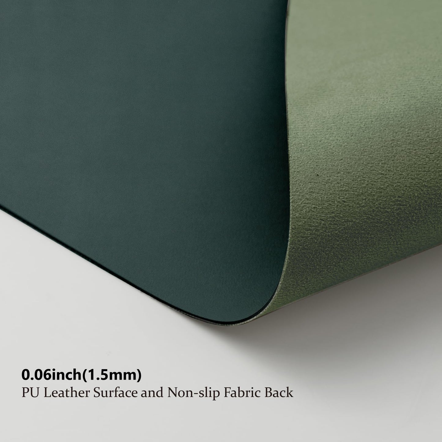 Large Desk Mat - 47.2"x 17" Non-Slip PU Desk Pad for Office and Home - Ideal for Large Mouse Pad